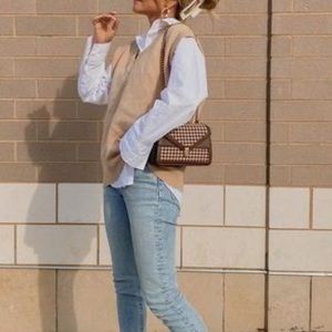 Vintage | Club Room Lambswool Beige Sweater Vest